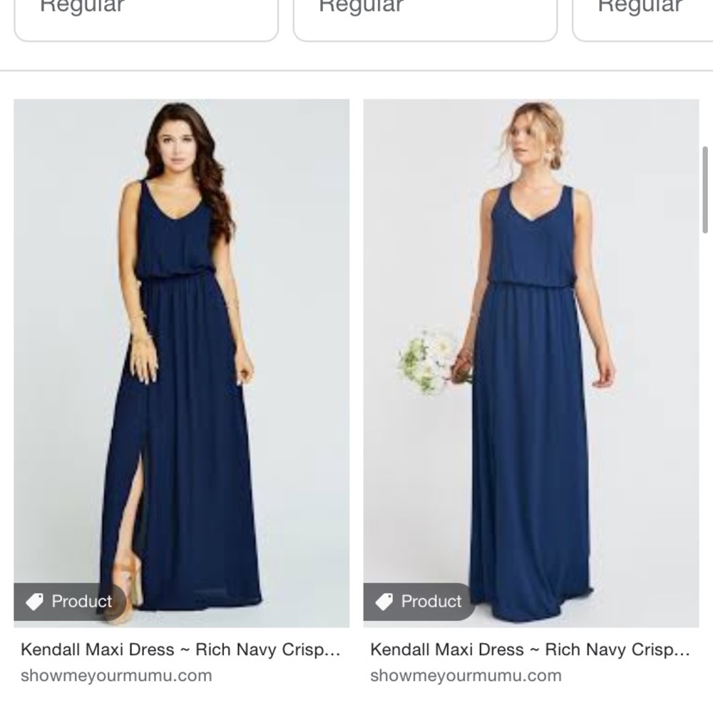 Show Me Your Mumu Rich Navy Kendall Maxi Dress